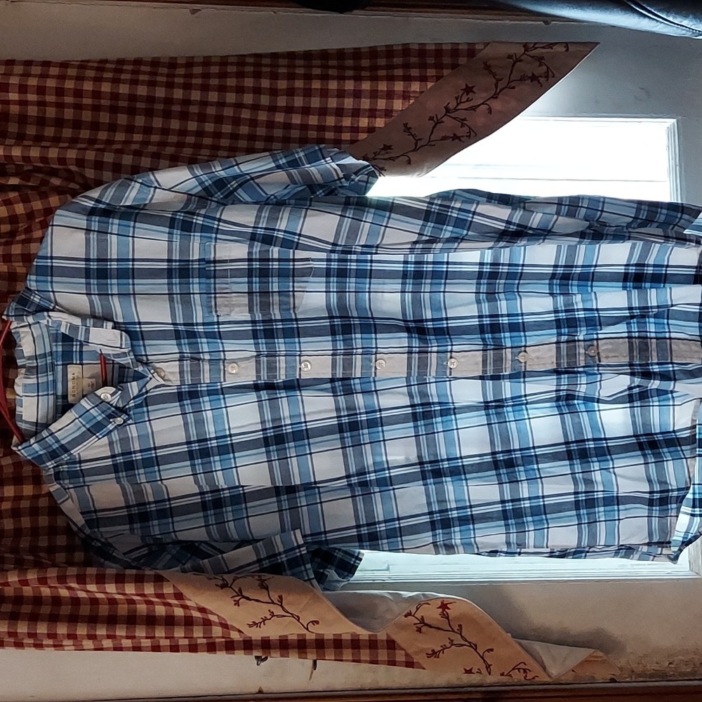 Men's short sleeve shirt XL blue